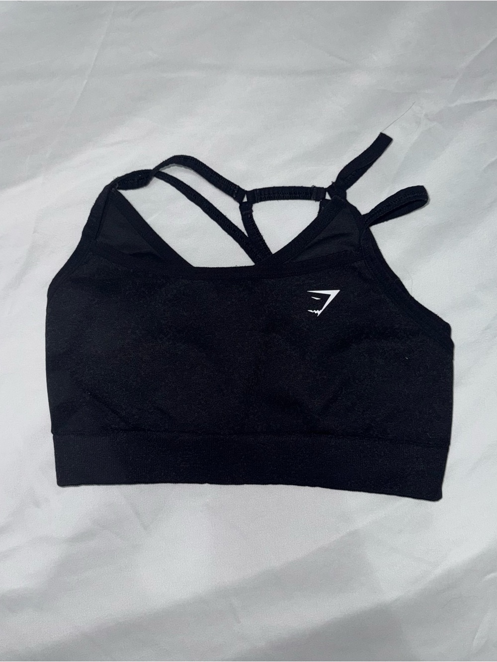 Gymshark Black Strappy Medium-Support Sports Bra